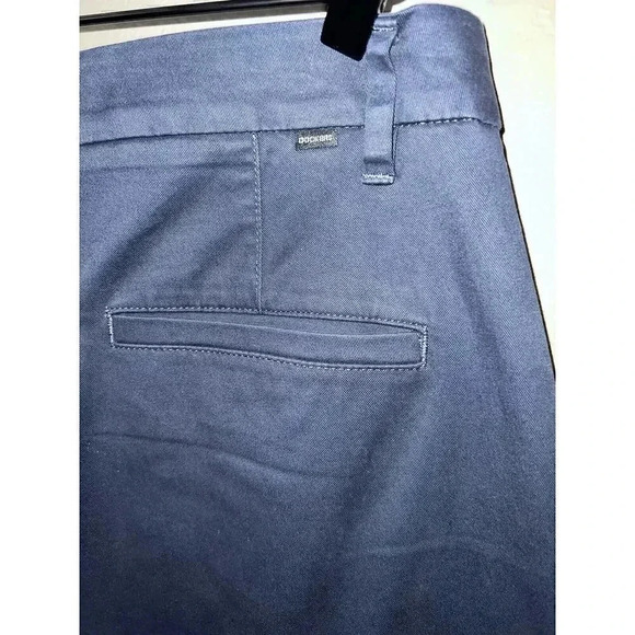 NEW Dockers Signature Khaki Pants Comfort Waistband 594070009 Navy Blue - Picture 4 of 5